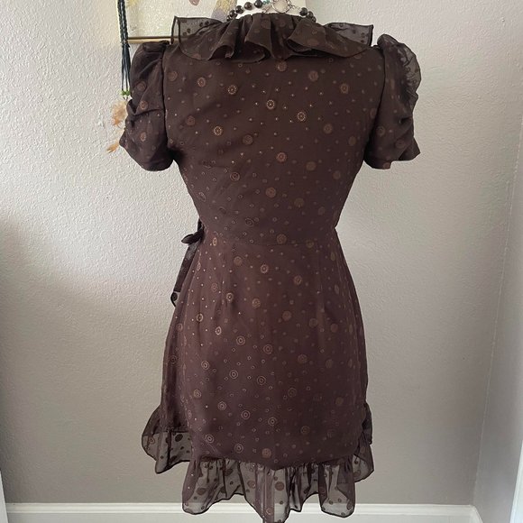 M60 Miss Sixty Surplice Dress - Picture 2 of 4